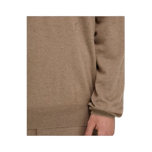V-Neck Sweater With Pocket Detail