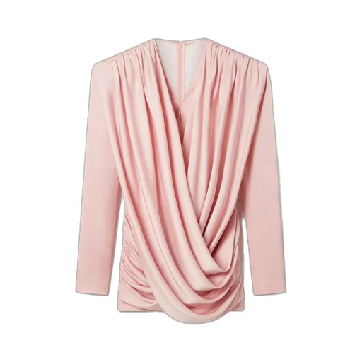 Stella Mccartney Pleated Satin V-Neck Mini Dress