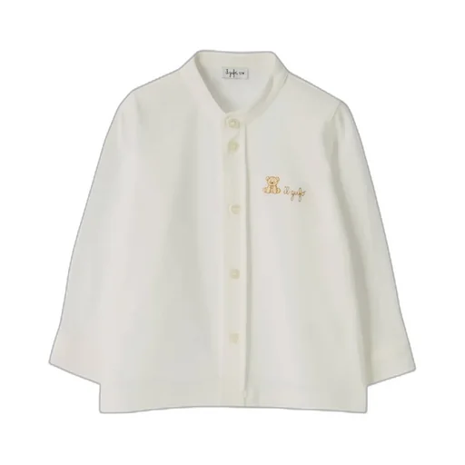Shirt With Bear Embroidery