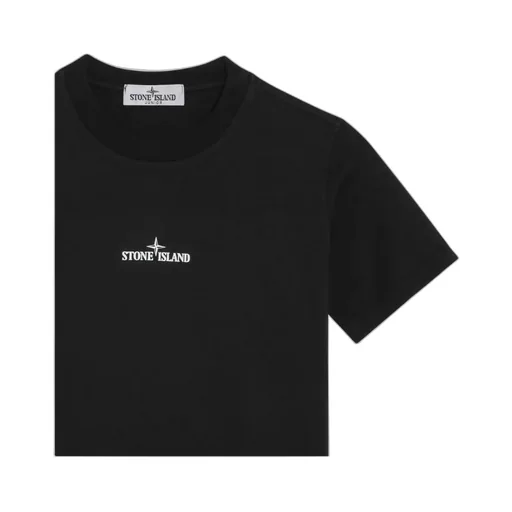 Stone Island Junior Logo Printed Crewneck T-Shirt