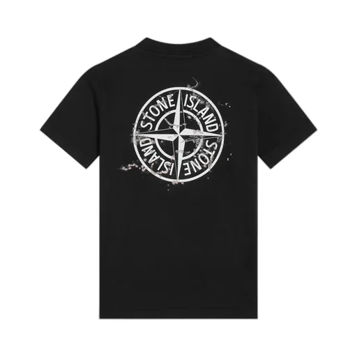 Stone Island Junior Logo Printed Crewneck T-Shirt