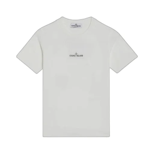 Stone Island Junior Logo Printed Crewneck T-Shirt