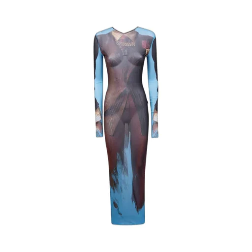 Tennis Open-Back Maxi Dress