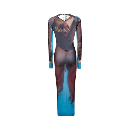 Tennis Open-Back Maxi Dress
