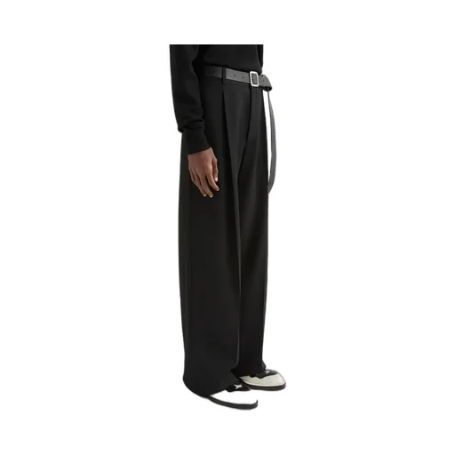 Jil Sander Gabardine Belted Trousers