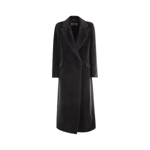 Peserico Double-Breasted Long Coat
