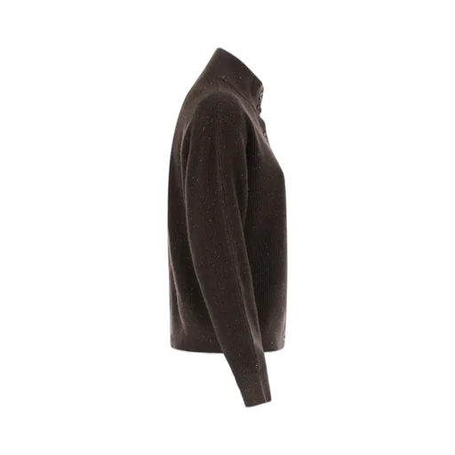 Peserico Button-Up High Neck Cardigan