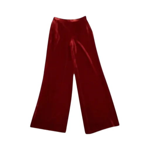 Slash-Pocket Chenille Trousers