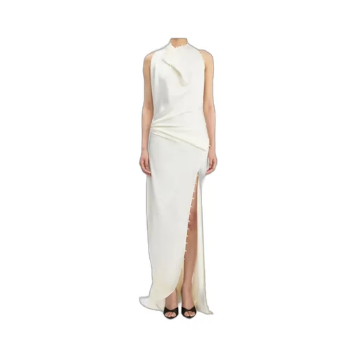 Crepe Satin Dress