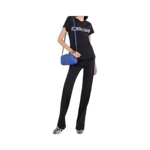 Roberto Cavalli Mirror Snake Monogram Jeans