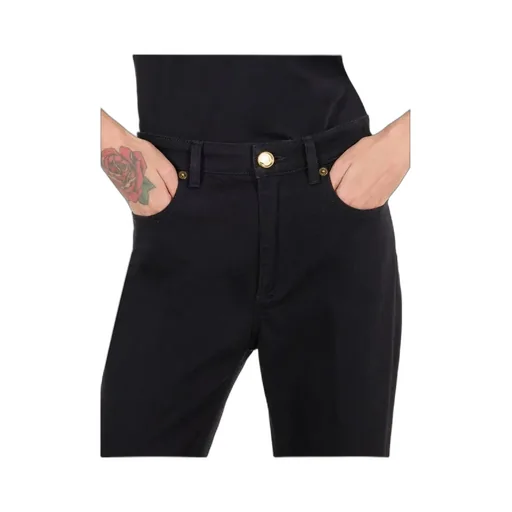 Roberto Cavalli Mirror Snake Monogram Jeans