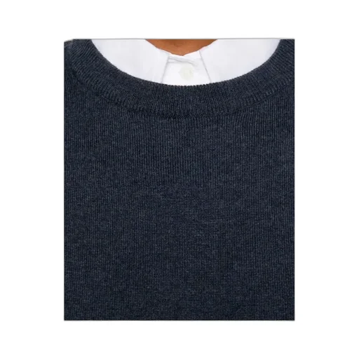 Round-Neck Cashmere Vest