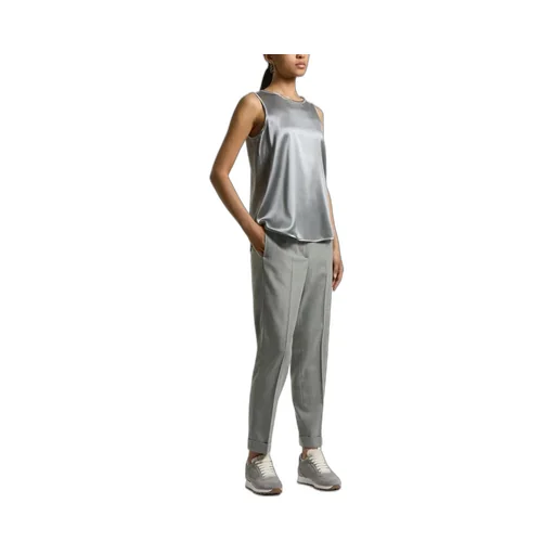 Chain-Details Trousers