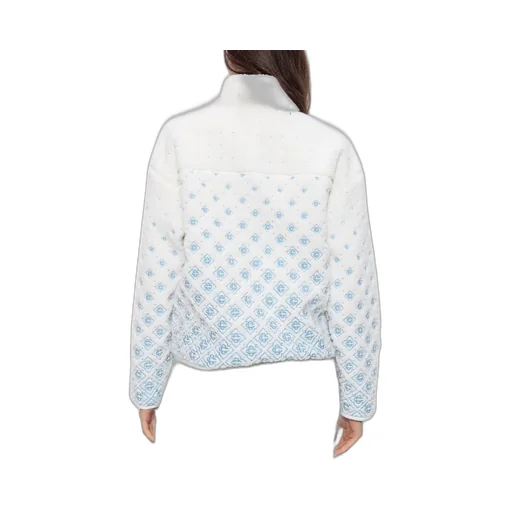 Alphabet Pattern Zipper Hoodie