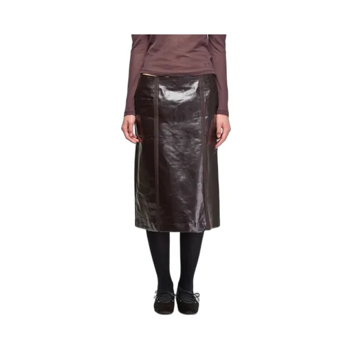 Paloma Wool Vertical Cut Detailed Midi Skirt