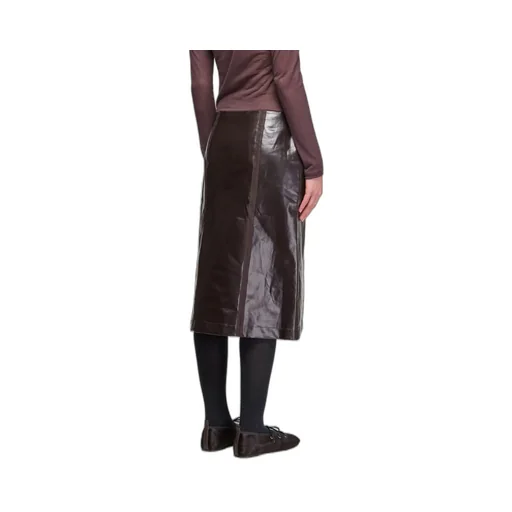 Paloma Wool Vertical Cut Detailed Midi Skirt