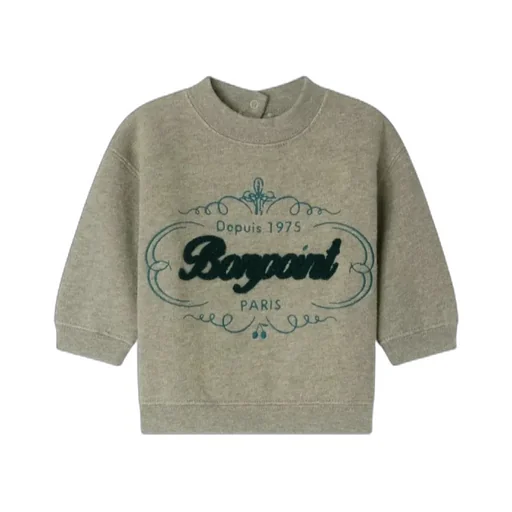 Bonpoint Dady Heritage Logo Embroidered Sweatshirt