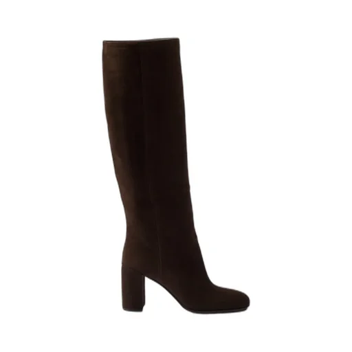 Heeled Suede Boots