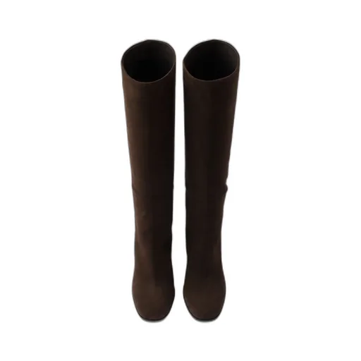 Heeled Suede Boots