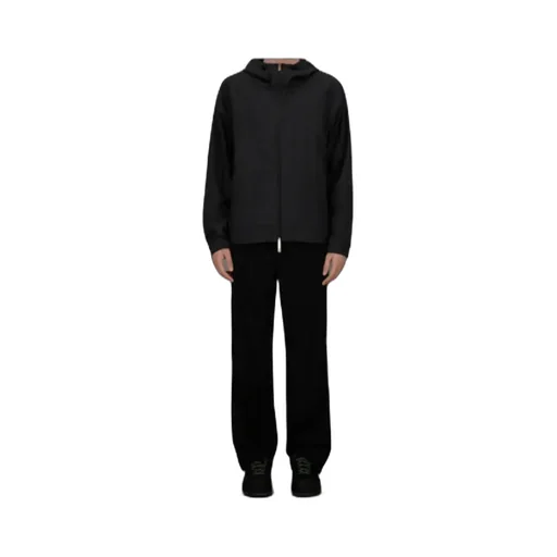 Hooded Zip-Front Jacket