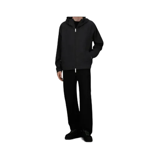 Hooded Zip-Front Jacket