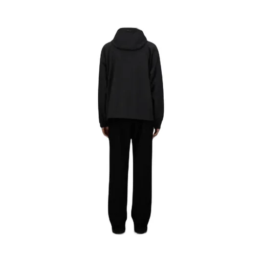 Hooded Zip-Front Jacket