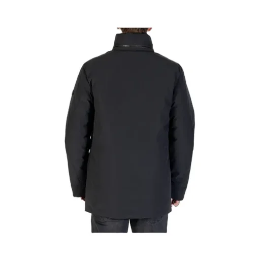 Long-Sleeved Stand-Collar Cotton Coat