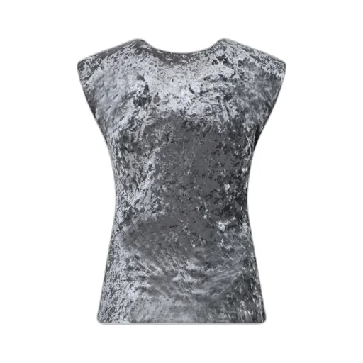 Forte Forte Iridescent Velvet Sleeveless Top