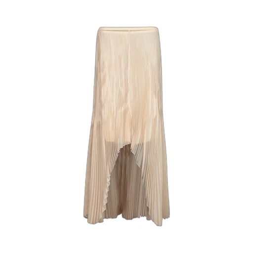 Forte Forte Pleated Asymmetric Midi Skirt