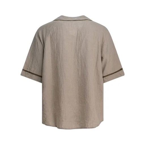 Appliqué Button Shirt