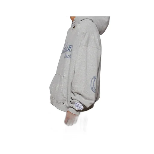 Gallery Dept. Distressed Horseshoe-Print Hoodie