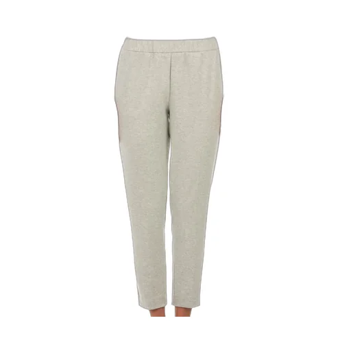 Elasticated-Waist Track Pants
