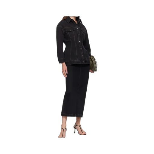 Denim Jacket With Nipped Waist