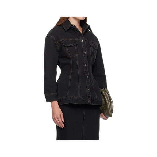 Denim Jacket With Nipped Waist