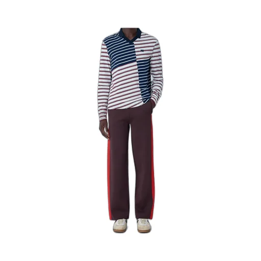 Wales Bonner Striped Logo Motif T-Shirt