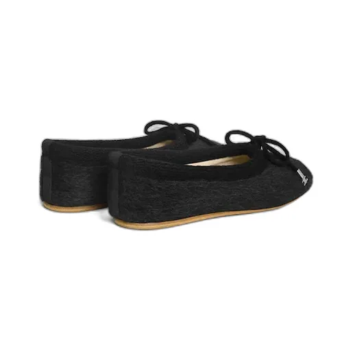 Celine Abby Ballerina In Alpaca Wool Fabric