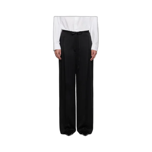 Drawstring Waist Casual Pants