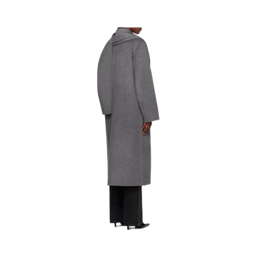 Double-Sided Scarf Collar Coat