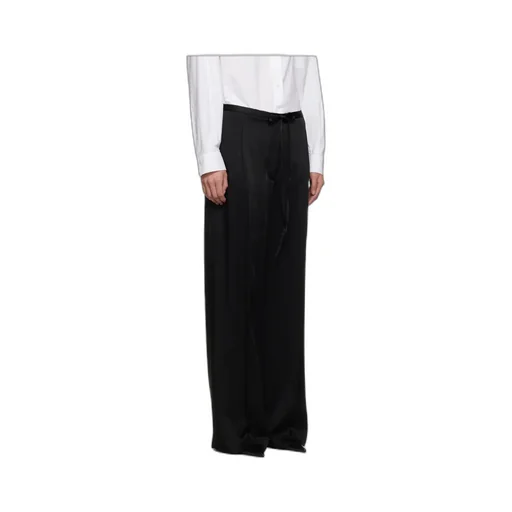 Drawstring Waist Casual Pants