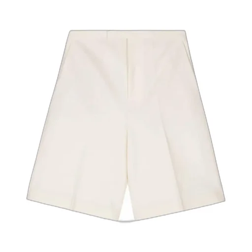 Interlocking-Twill Tailored Shorts