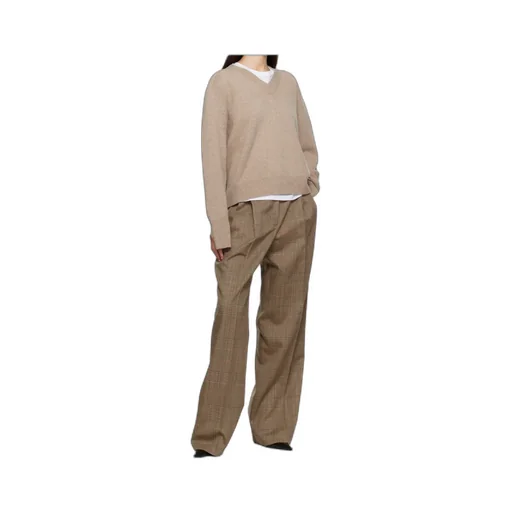 Ribbed V-Neck Sweater