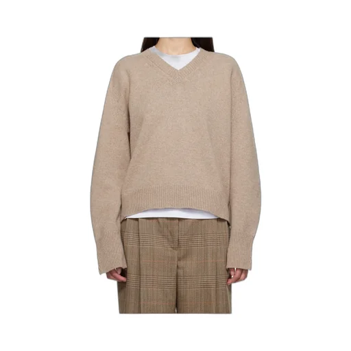 Ribbed V-Neck Sweater