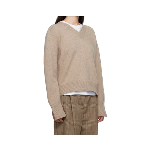 Ribbed V-Neck Sweater