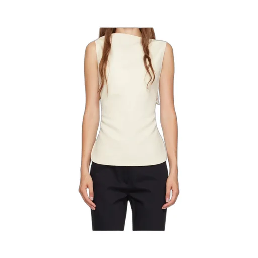 Backless Lace-Up Vest