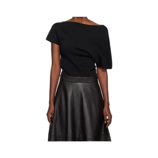 Asymmetric Knitted T-Shirt