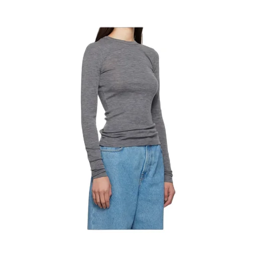 Round Neck Long-Sleeved T-Shirt