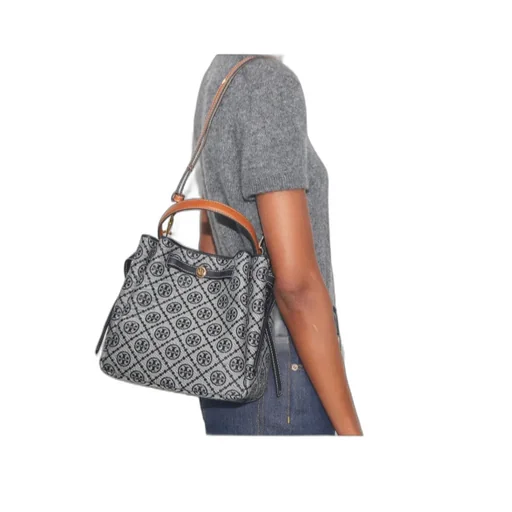 Romy T Monogram Bucket Bag