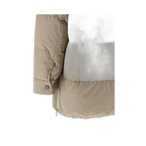 Brunello Cucinelli Knitted Neck Down Jacket