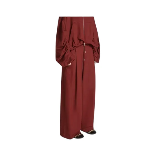 Dries Van Noten Loose Fit Pleated Sweatpants
