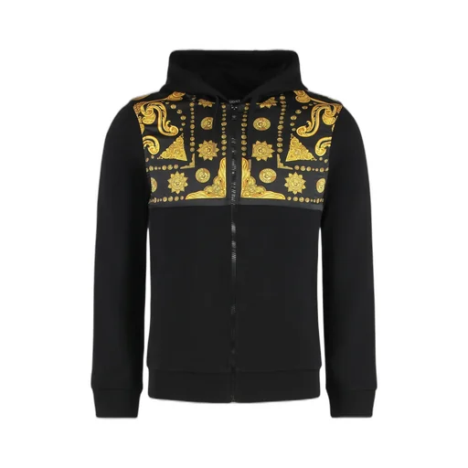 Printed Zip Hoodie